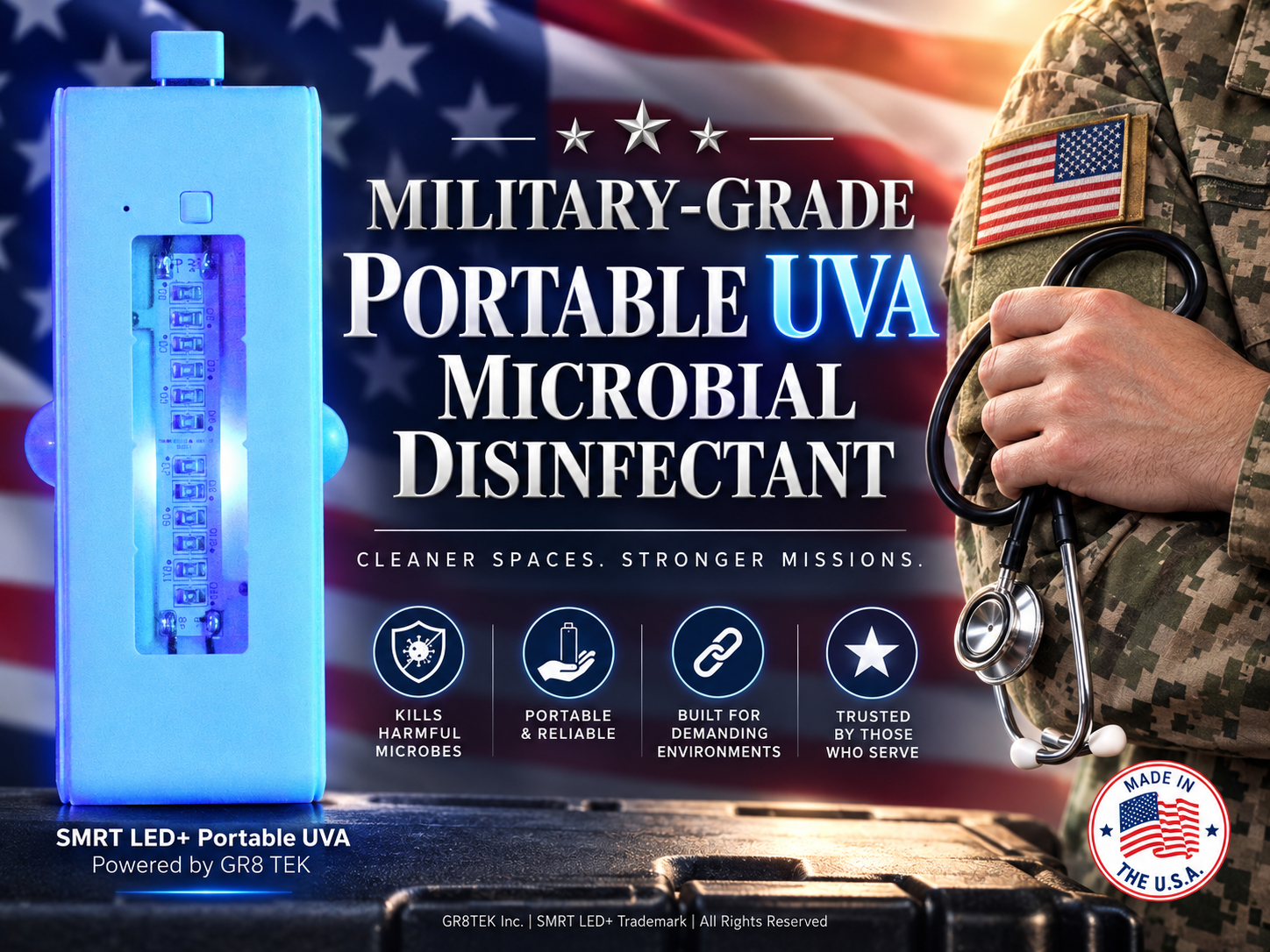 SMRTLED+ UVA